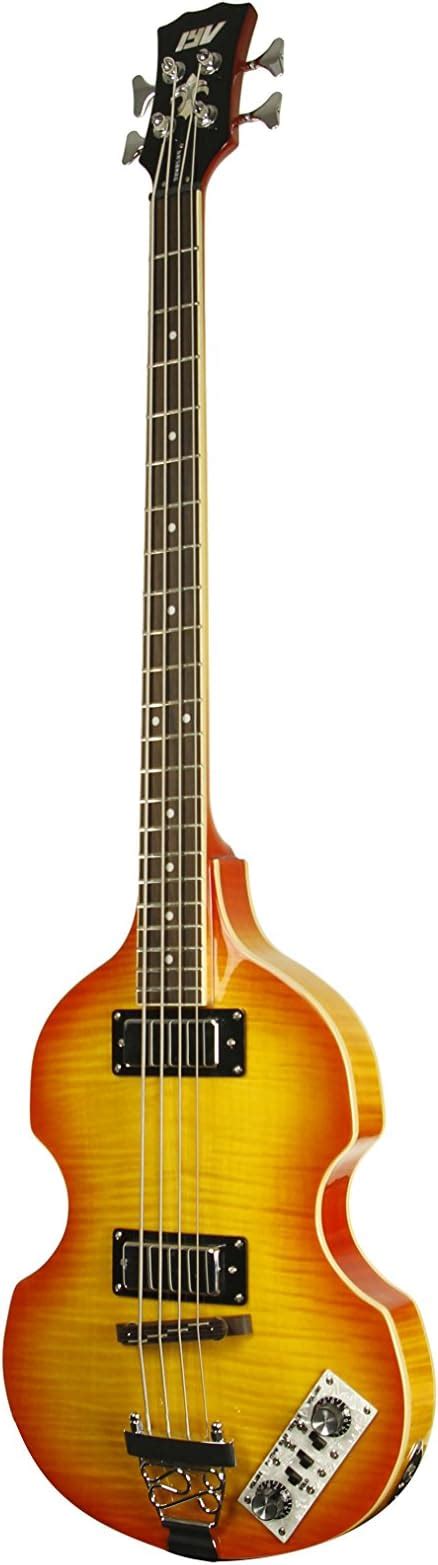 Rogue Vb100 Violin Bass Guitar Vintage Sunburst Musical Instruments