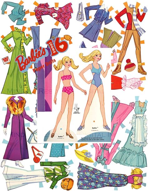 Одежда для барби распечатать