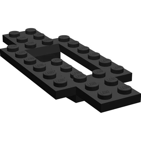 Lego Black Car Base X X With X Centre Well Brick