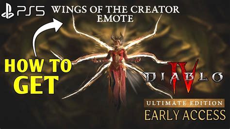 Wings Of The Creator Emote Diablo Ultimate Edition Emote Diablo