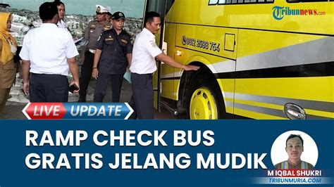 Dinrumkimhub Blora Lakukan Ramp Check Bus Pengangkut Pemudik Gratis