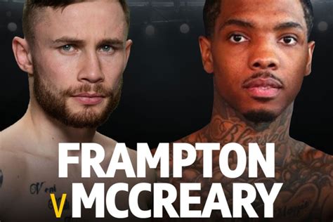 Carl Frampton We Lobbied To Fight Him Says Tyler Mccreary Trainer