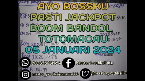 Rumus Ekor Totomacau Hari Ini Januari Bocoran Togel Malam Ini