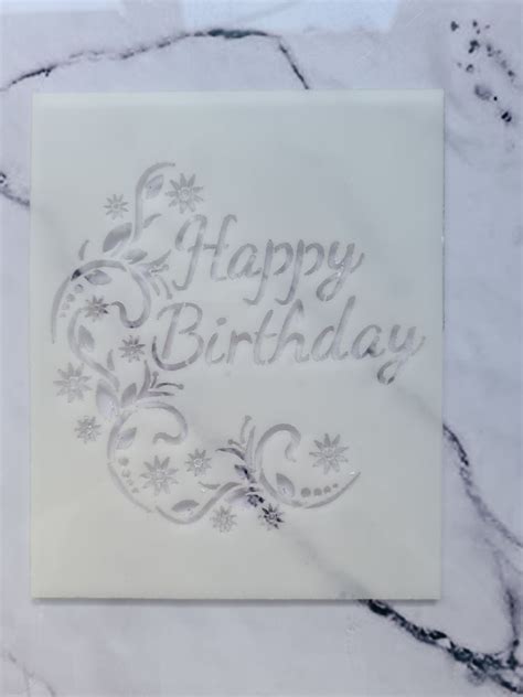 Printable Happy Birthday Stencil - NewFreePrintable.net