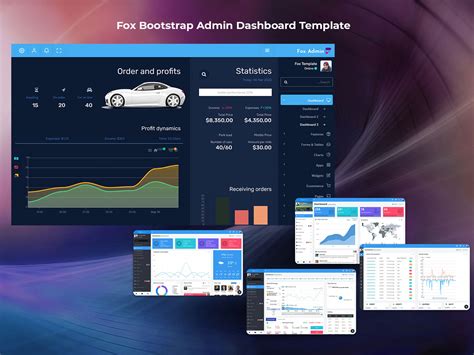 Bootstrap Admin Dashboard Template With Admin Panel Fox Riset Hot Sex