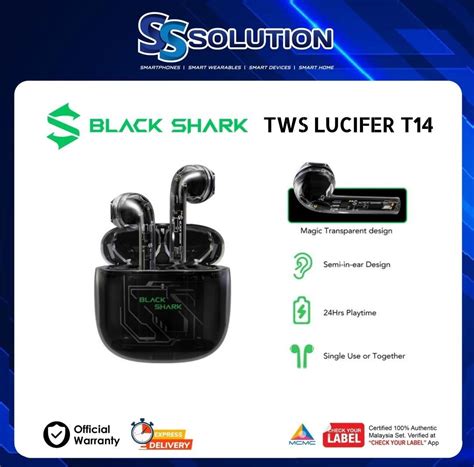 Black Shark Lucifer T14 Earphone l Nose Cancelling For Calls l 13mm ...
