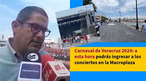 Carnaval de Veracruz 2024 a esta hora podrás ingresar a los conciertos