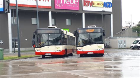 Gryf Tczew Solaris Urbino 12 III 7072 linia 4 kierunek Czyżykowo