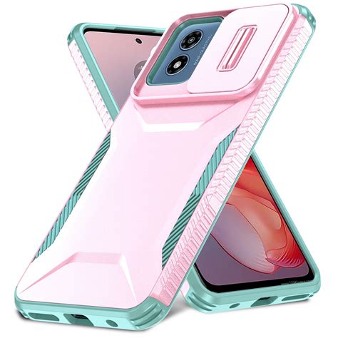 AutoCovers Rugged Case for Motoroal Moto G Play 4G 2024, Sliding Camera