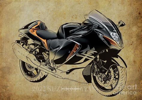 2022 Suzuki Hayabusa Artworkdrawspotsoriginal T Ideas For Bikers