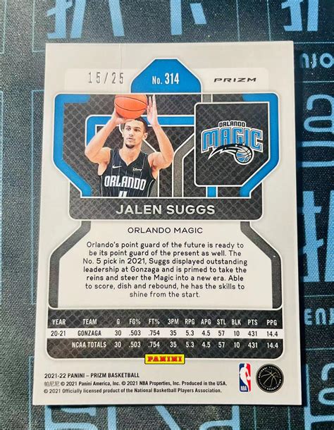 Baka Prizm Jalen Suggs Rc Mojo Ssp