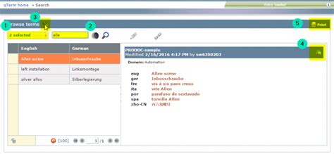 QTerm - the online portal for terminology management