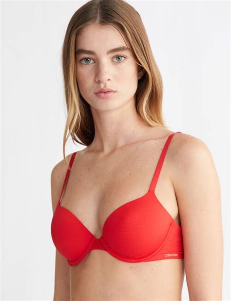 Calvin Klein Perfectly Fit Flex Lightly Lined Demi Bra Rouge Bras