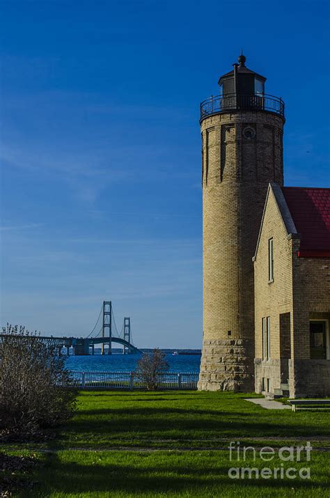 Old Mackinac Point Lighthouse Mackinaw City Photograph by Deborah Smolinske