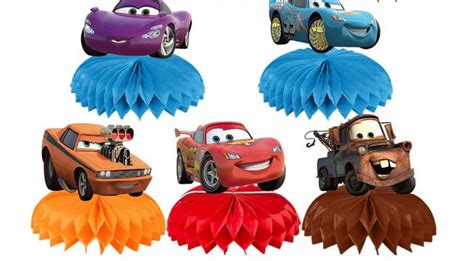 7pcs The Lightning Cars Party Kis McQueen Birthday Party Decorations