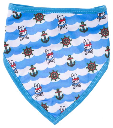 Six Bunnies Sailor Bib Set