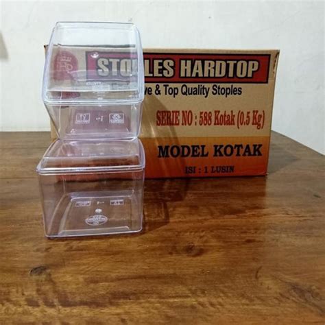 Jual Toples Kue Kering Plastik Hardtop 588 Kotak 500 Gr Non Cod