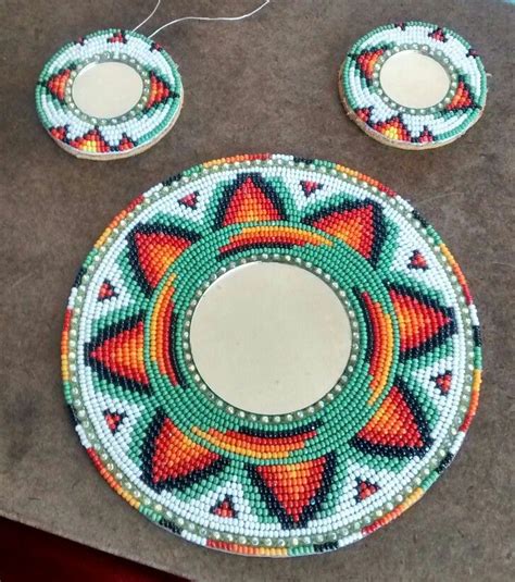 Full Beaded Medallion Earring Set In The Making Not Done Yet Stay Tune For More Details Brotha