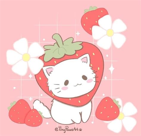 cute strawberries drawing strawberry cute art strawberry cute