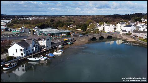 Aerial View Of Ramsey Harbour Isle Of Man 11421