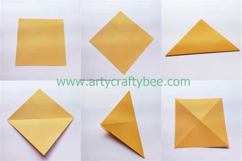 3D Origami Pumpkin Paper Craft Easy - Arty Crafty Bee