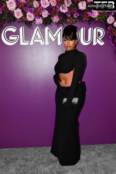 Megan Thee Stallion Looks Hot In Black At The Glamour Women Of Year Awards Aznude
