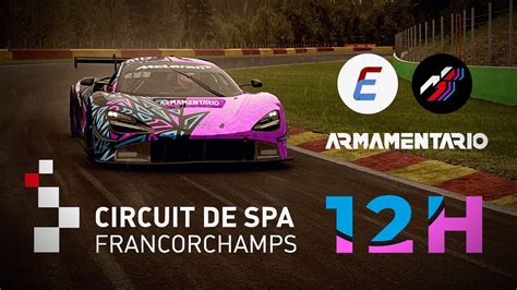 SPA 12 ЧАСОВ ЧАСТЬ 1 Simcentral Endurance Armamentario Assetto