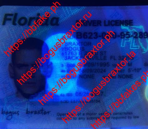 Florida Fake ID Bogus Braxtor Fake ID