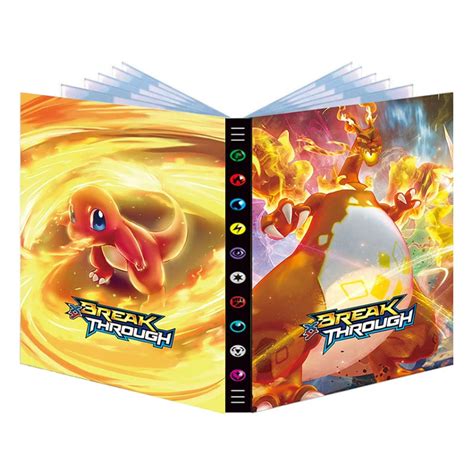 Album Pokemon Charizard Vmax Charmander Break Trough Pentru