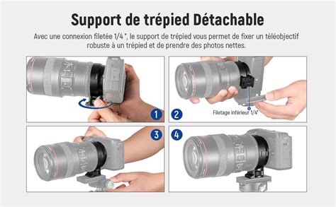 Neewer Adaptateur De Monture Ef Eos M Anneau De Conversion Autofocus