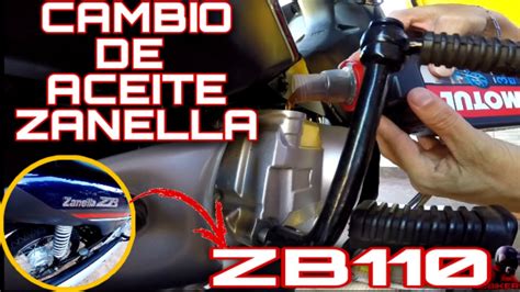 Zanella Zb Cambio De Aceite Youtube