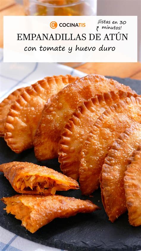 Empanadillas de atún con tomate y huevo duro Cocinatis Receta