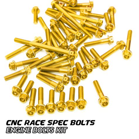 Gold Cnc Engine Bolt Kit Set For Kawasaki Ninja 1000sx 20 21 22 Ebay