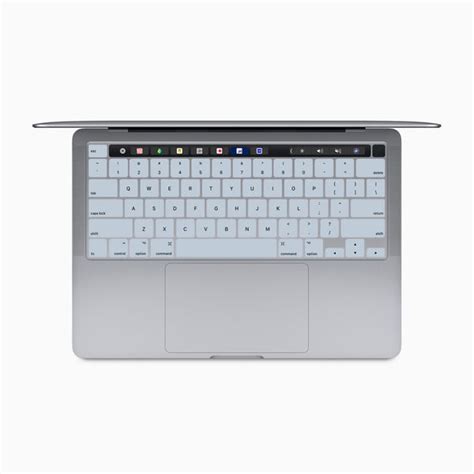 Soft Blue MacBook Keyboard Skin - Uniqfind