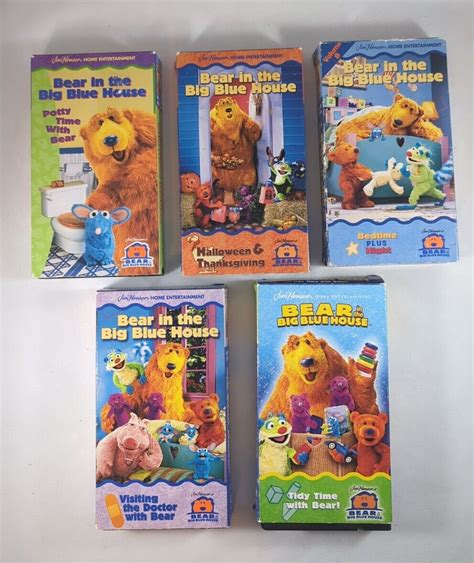 Bear in the Big Blue House VHS Lot of 5 | Grelly USA