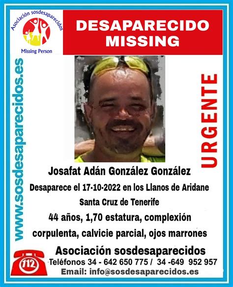 Buscan a Josafat Adán González desaparecido en La Palma