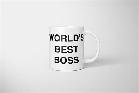 Worlds Best Boss Mug Michael Scott Boss Mug The Office Etsy