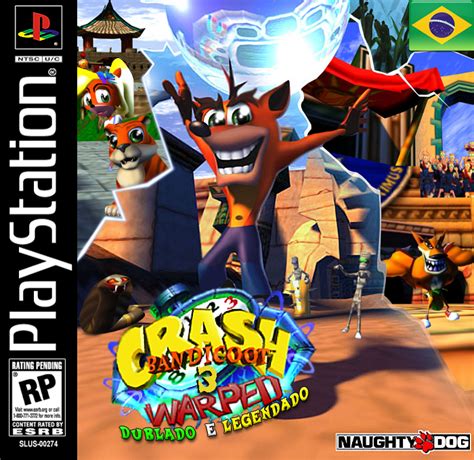 Playstation Para Sempre Ps1 Crash Bandicoot 3 Warped Dublado