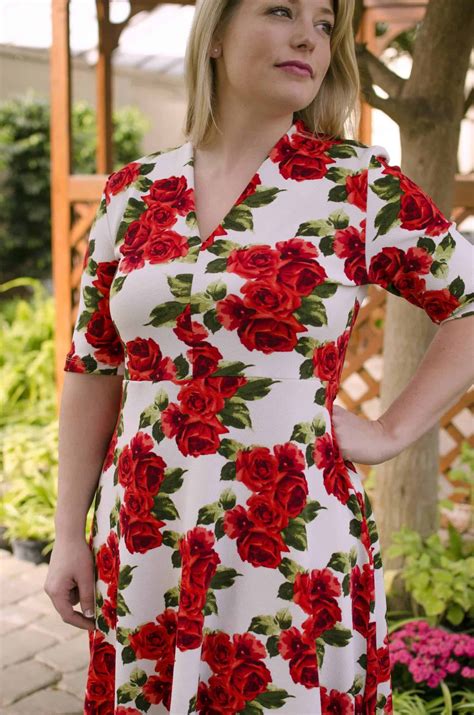 Olympia Dress - Love Notions Sewing Patterns | Collar dress pattern