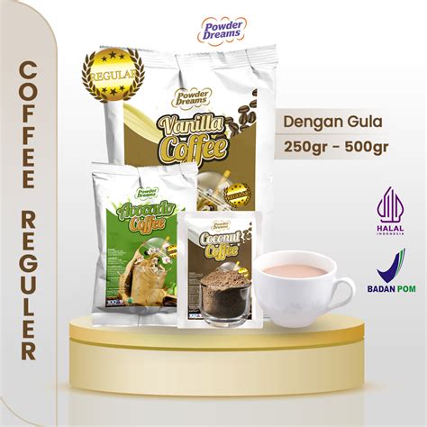 Jual Bubuk Minuman Coffee Series Rasa Kopi Cappucino Vanilla Powder