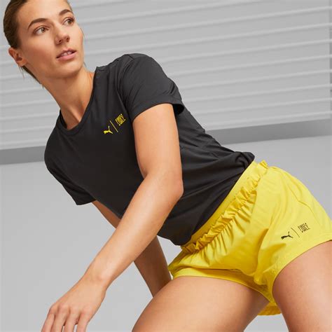 Шорти PUMA x First Mile Running Shorts Women Колір Жовтий Fresh