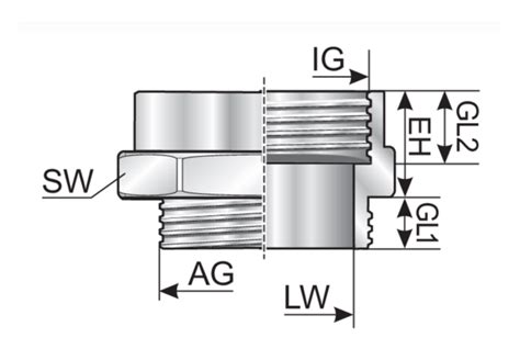 Murrplastik - EG M50/Pg42 Metal Extension- 83726822 (MOQ 50 pcs ...