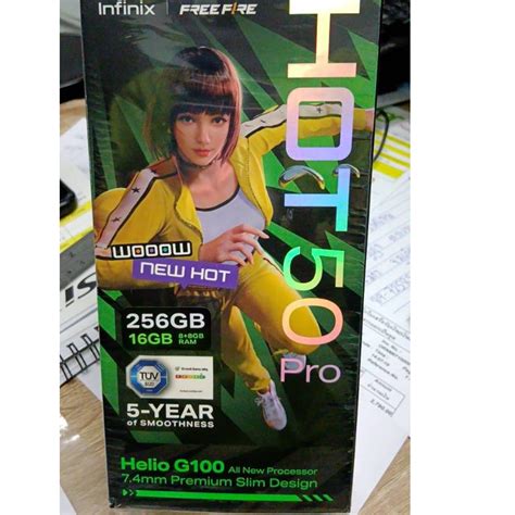 Infinix Hot 50 Pro Ram8GB Rom256GB สTitanium Grey จอAMOLED ขนาด 6 78
