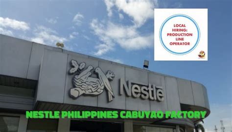 Nestle Philippines Hiring Packing Line Operator