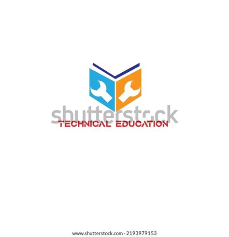 Technical Education Logo Minimalist Logo Stock Vector (Royalty Free ...