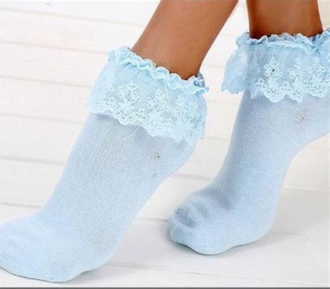 Sweet Cute Princess Girl Vintage Lace Ruffle Frilly Ankle Socks Ebay