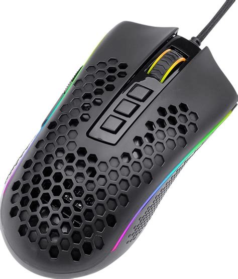 Легкая игровая мышь Redragon M988 Storm Elite RGB, сверхлегкий сотовый ...