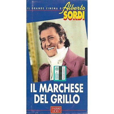 Il Marchese Del Grillo Il Grande Cinema Di Alberto Sordi Vhs