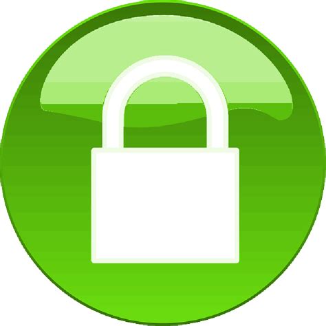 Green Padlock Icon At Collection Of Green Padlock