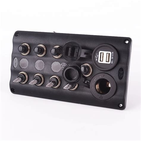 V V Gang Led Waterproof Marine Boat Toggle Switch Panel With